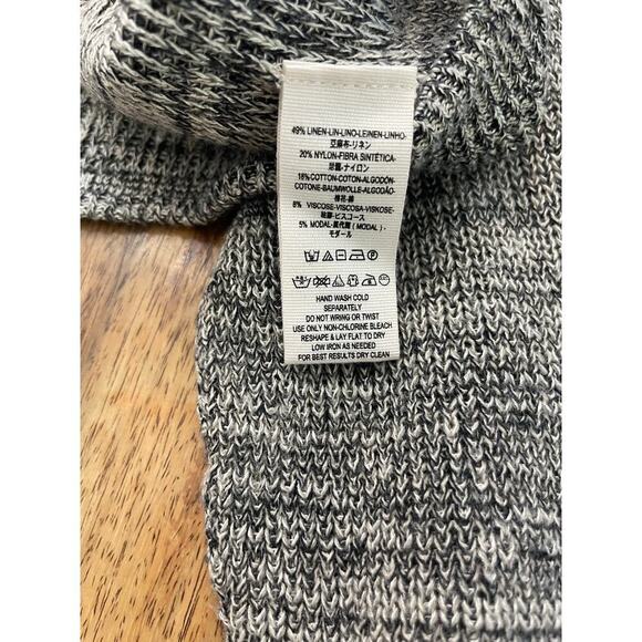 Free People Women's Gray Long Sleeves Off The Shoulder Knit Sweater Size XS - Picture 4 of 8